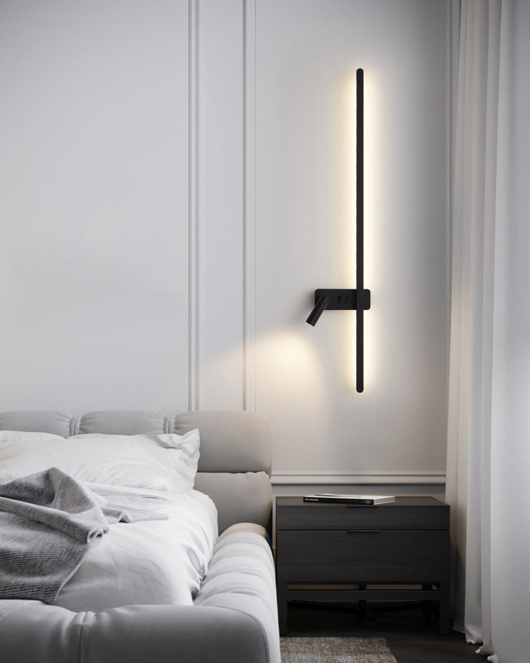 WOMO schaltbare lange lineare Wandleuchte mit Spotlight-WM6068