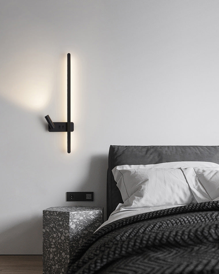 WOMO schaltbare lange lineare Wandleuchte mit Spotlight-WM6068