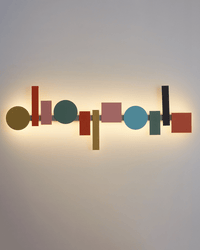 WOMO Colorful Sculptural Art Wall Light-WM6080