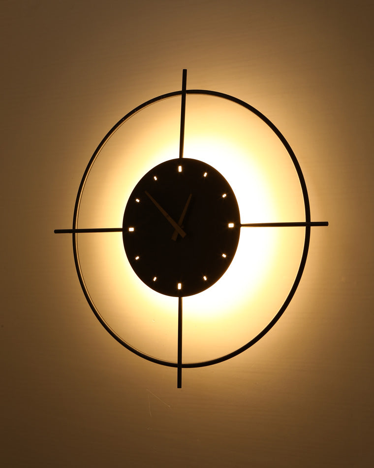 WOMO Wanduhr mit LED-Beleuchtung - WM6085