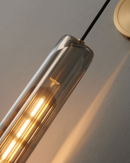 WOMO Hanging Crystal Wall Sconce-WM6094