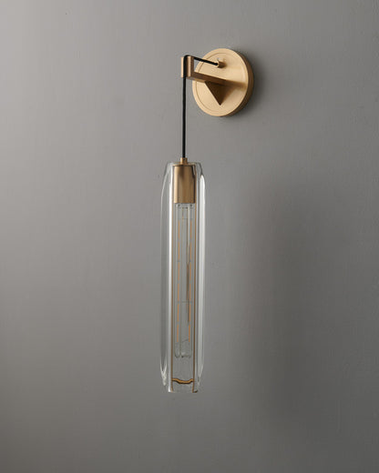 WOMO Hanging Crystal Wall Sconce-WM6094