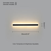 WOMO Linear Outdoor Wall Light-WM9001