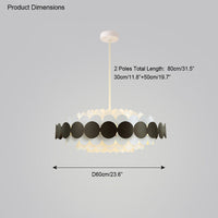 WOMO Scandi Scalloped Lustre Rond-WM2140