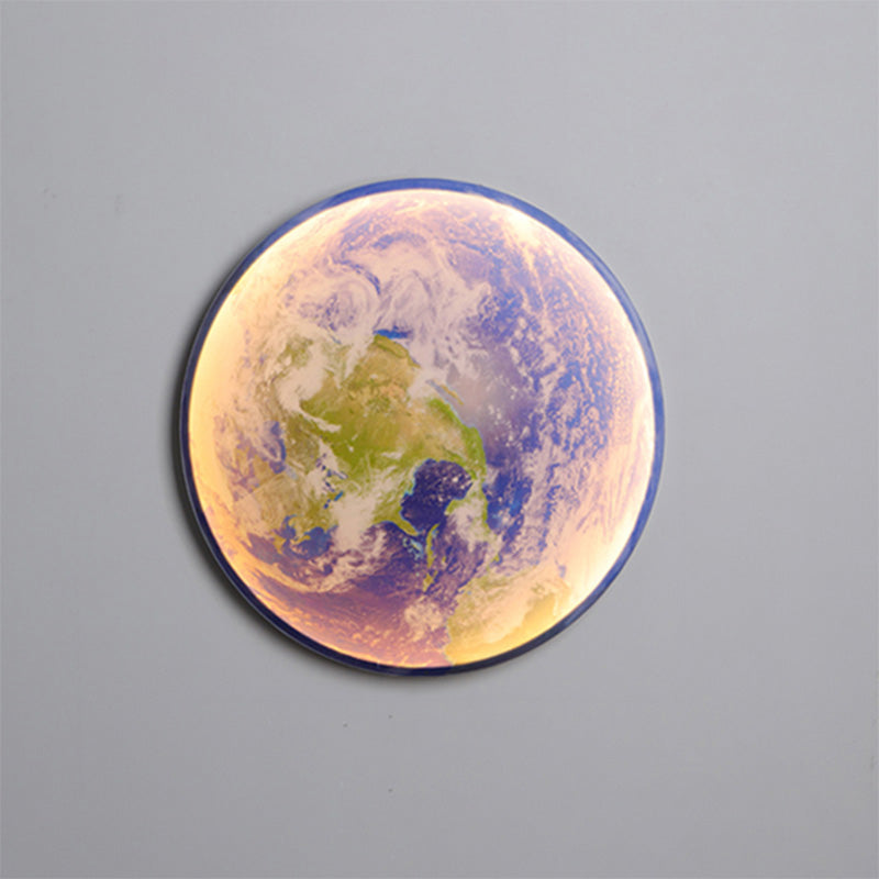 WOMO Mond/Erde Runde Wandleuchte-WM6102