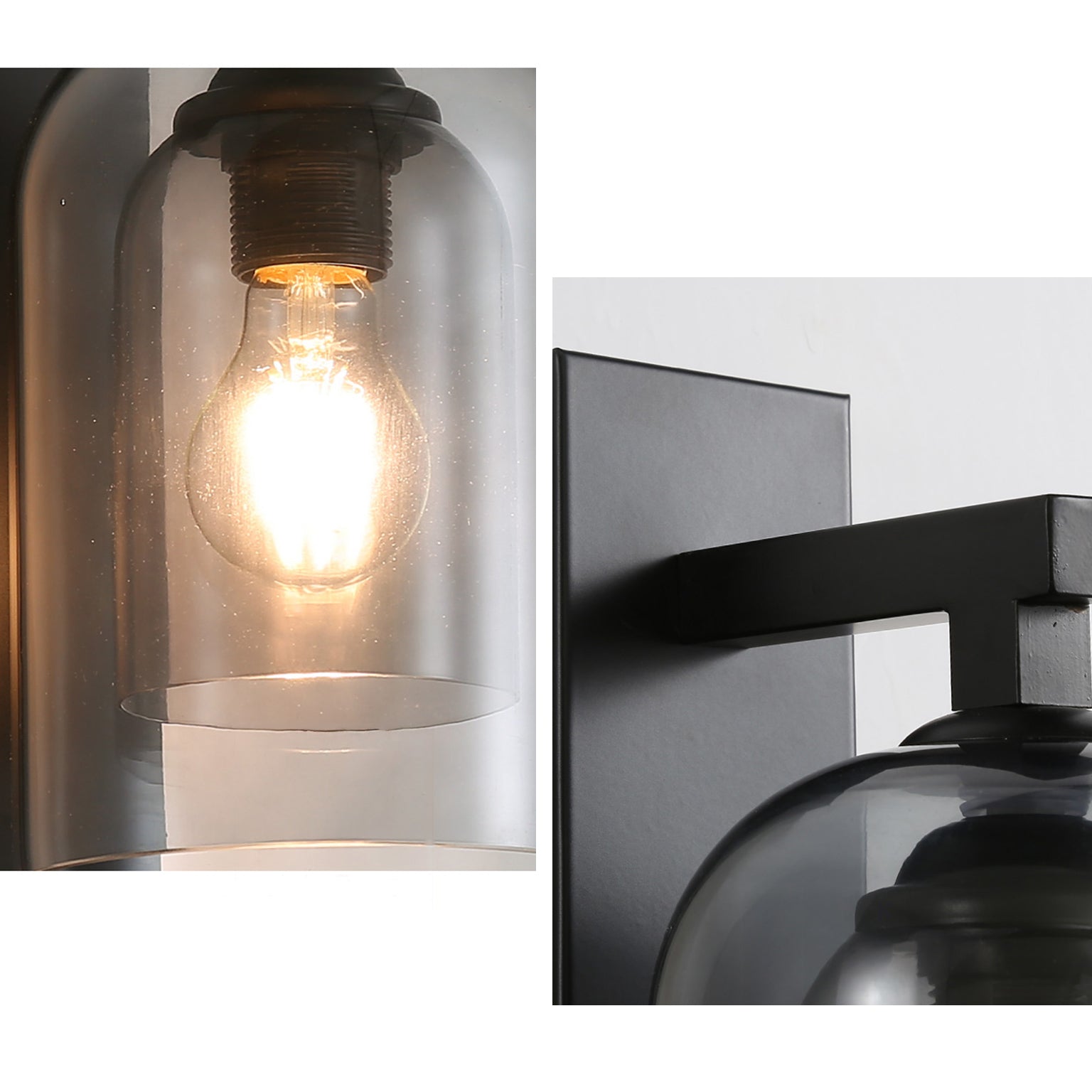 WOMO Glocke Schwarz Wandleuchte – WM6110