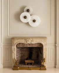 Applique murale Art déco WOMO Alabaster Disc-WM6128