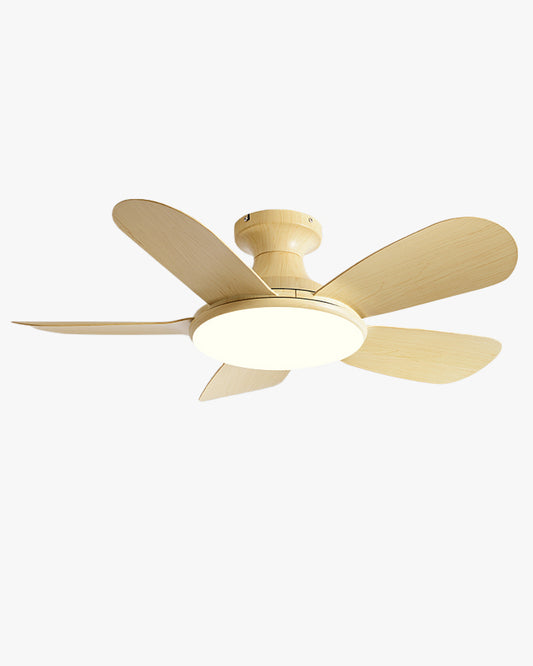 WOMO 5 Blade Low Profile Ceiling Fan Lamp-WM5226