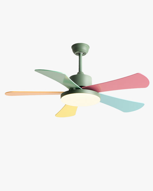 WOMO 5 Blade Children Ceiling Fan Lamp-WM5211