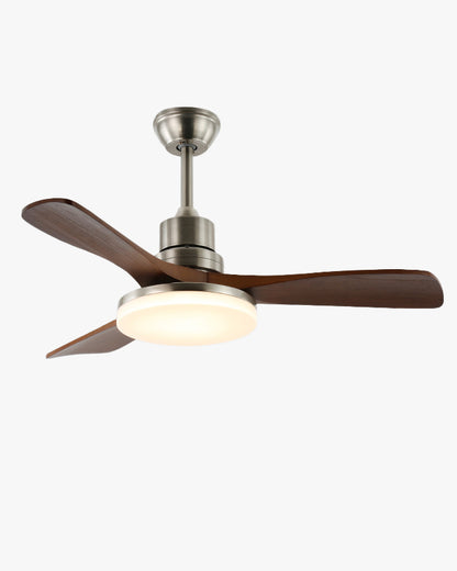 WOMO Mid Century Modern Ceiling Fan Lamp-WM5147
