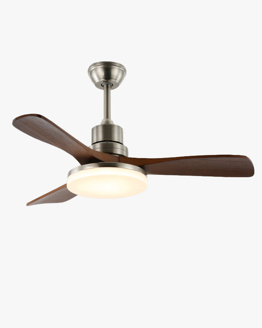 WOMO Mid Century Modern Ceiling Fan Lamp-WM5147