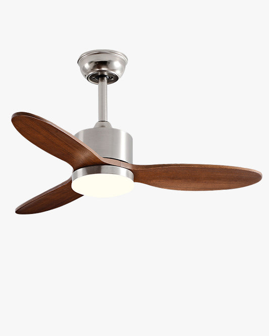 WOMO Mid Century Modern Ceiling Fan Lamp-WM5204