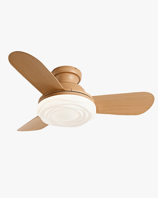 WOMO Modern Low Profile Ceiling Fan Lamp-WM5221