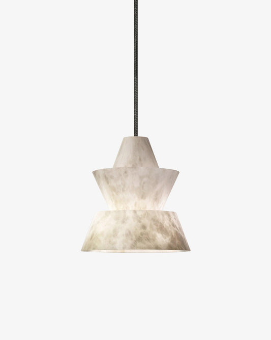 WOMO Hat Shaded Alabaster Pendant Light-WM2896