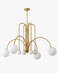 WOMO Mid Century Kronleuchter Glaskugeln im Wohnzimmer-WM2522