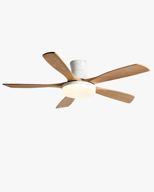 WOMO 5 Blade Low Profile Ceiling Fan Lamp - WM5208