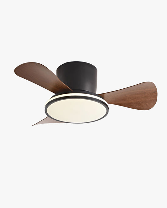 WOMO Small Low Profile Ceiling Fan Lamp - WM5166
