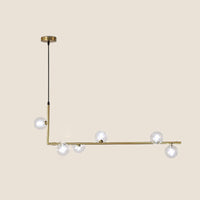 WOMO Linear Glass Ball Chandelier-WM2090