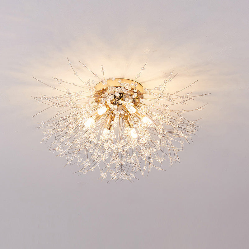 WOMO Dandelion Crystal Flush Mount Ceiling Light-WM1014