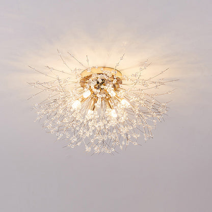 WOMO Dandelion Crystal Flush Mount Ceiling Light-WM1014