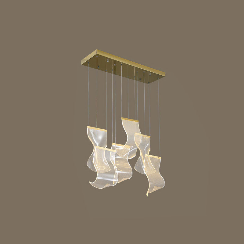 WOMO Breeze Dimmbarer Acryl-Kronleuchter-WM2158