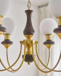 WOMO Mid Century Kronleuchter Glaskugeln-WM2378