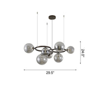 WOMO Chandelier with Colored Glass Balls-WM2253