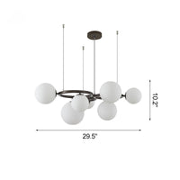 WOMO Chandelier with Colored Glass Balls-WM2253