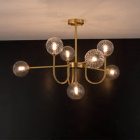 WOMO Lustre Mid Century à Boule de Verre Chambre-WM2255