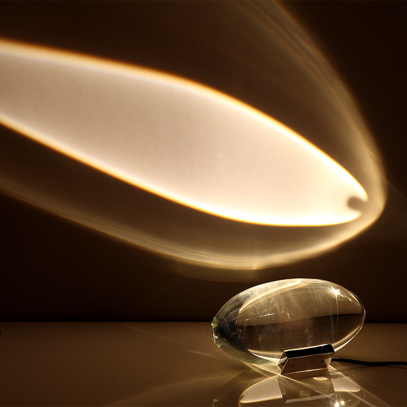 WOMO Sternenprojektor-Tischlampe aus Glas-WM8000