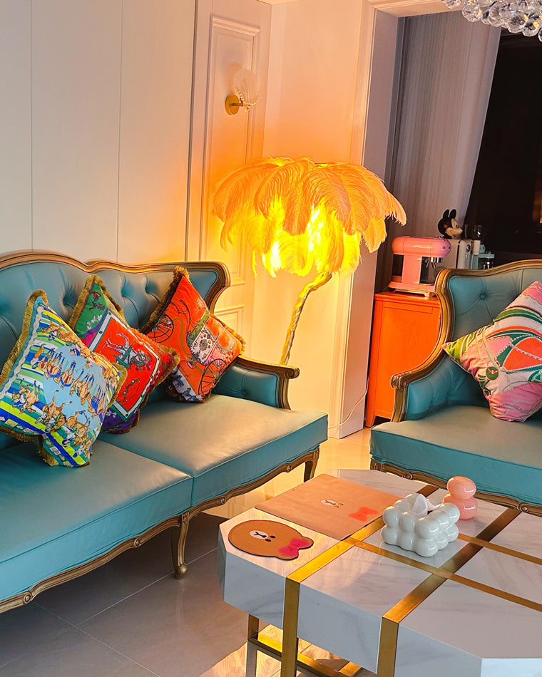 WOMO Fan Palm Floor Lamp -WM7000