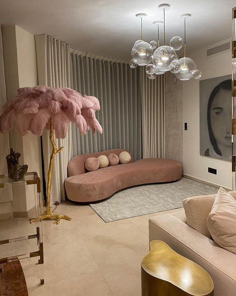 WOMO Fan Palm Floor Lamp -WM7000