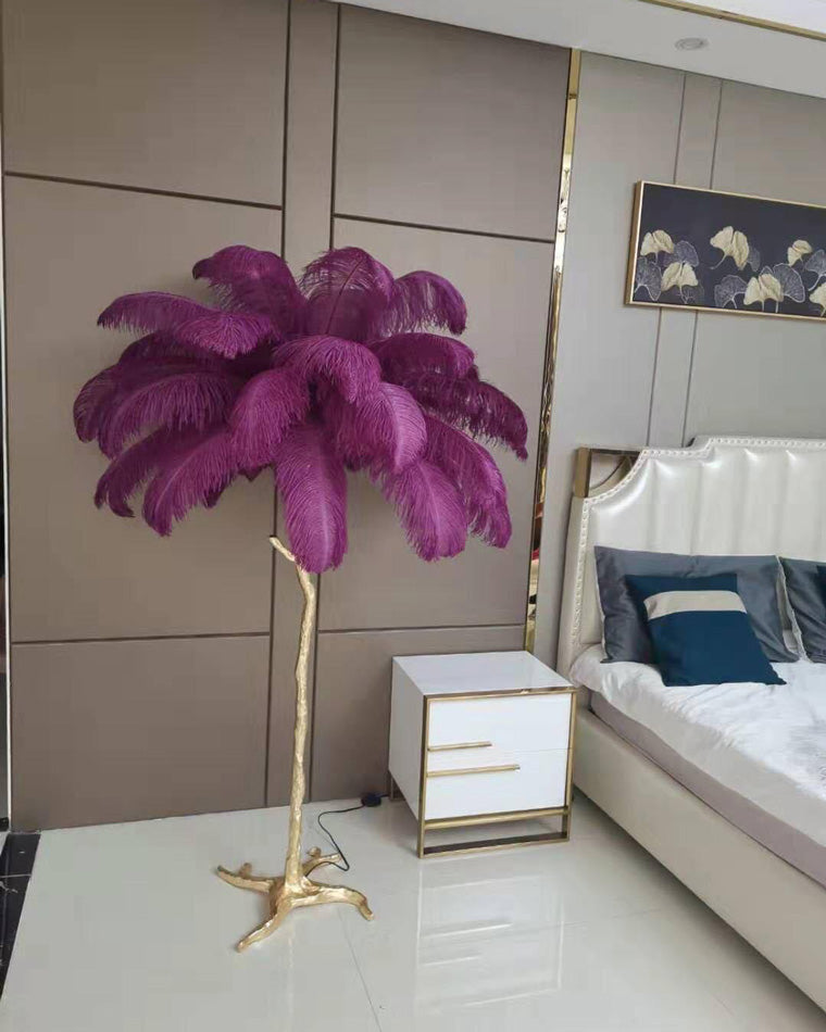 WOMO Fan Palm Floor Lamp -WM7000