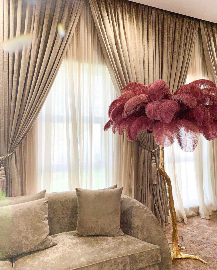 WOMO Fan Palm Floor Lamp -WM7000