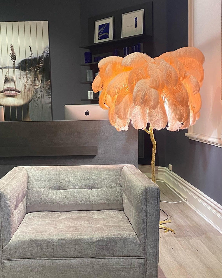 WOMO Fan Palm Floor Lamp -WM7000