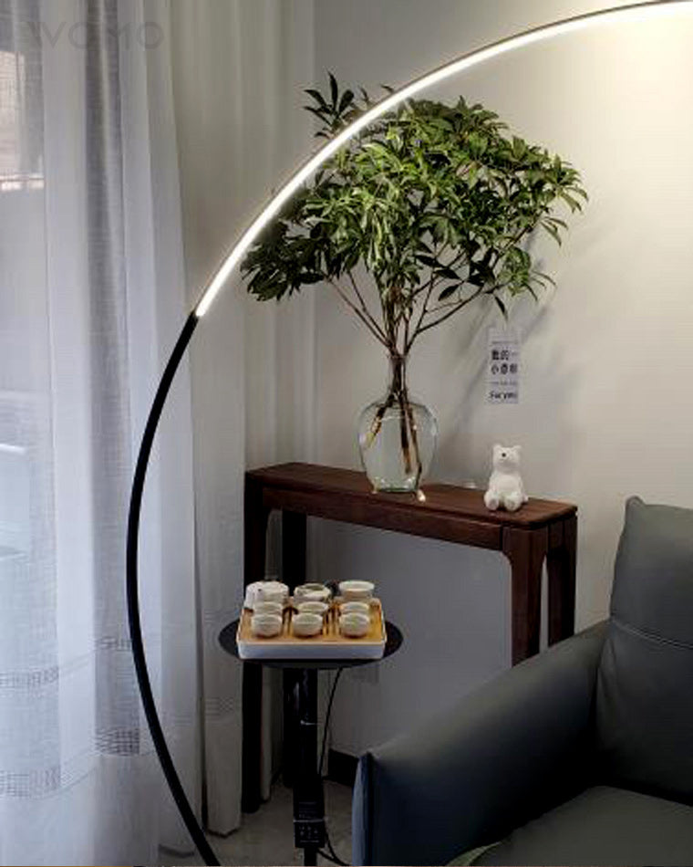 WOMO Crescent Arc LED Floor Lamp - WM7001