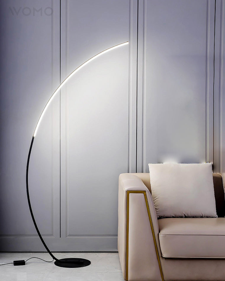 WOMO Crescent Arc LED Floor Lamp - WM7001