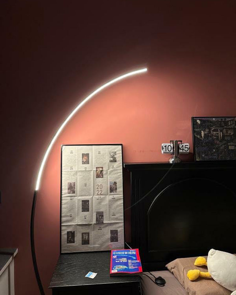 WOMO Crescent Arc LED Floor Lamp - WM7001