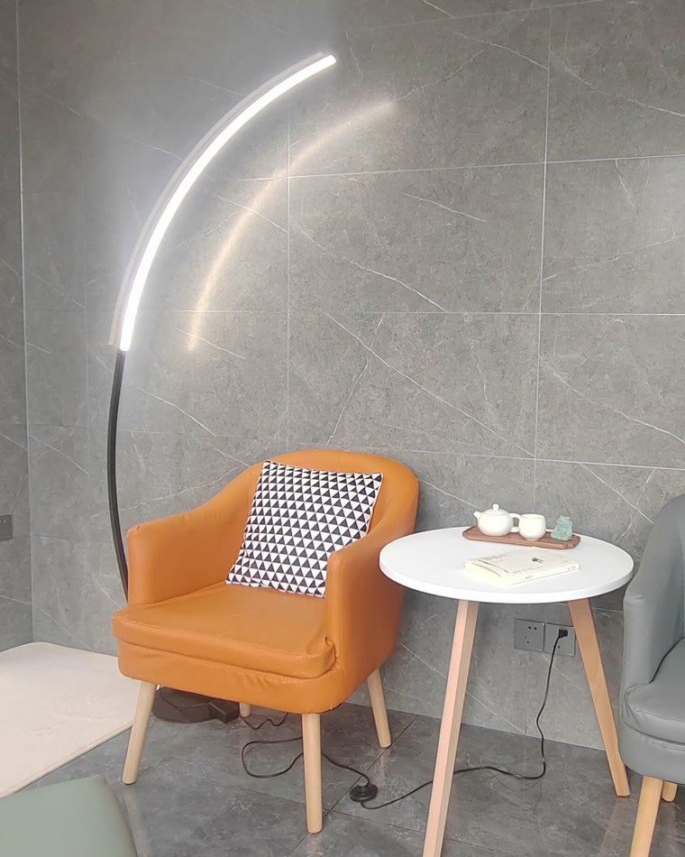 WOMO Crescent Arc LED Floor Lamp - WM7001