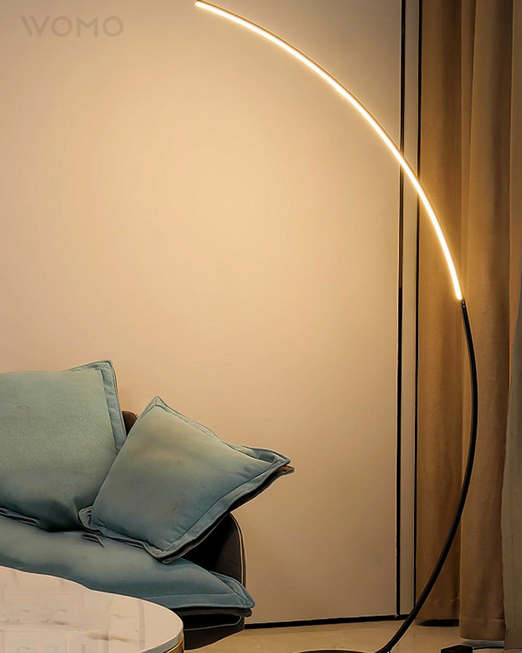 WOMO Crescent Arc LED Floor Lamp - WM7001