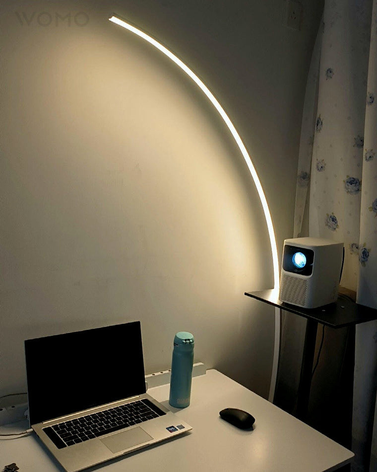 WOMO Crescent Arc LED Floor Lamp - WM7001