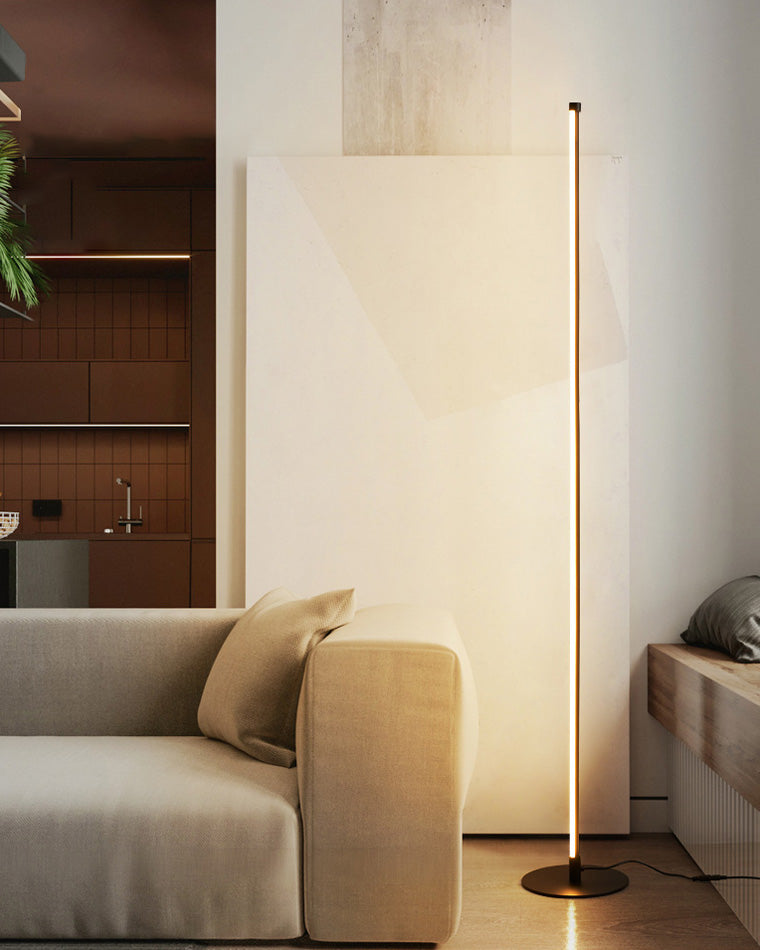 WOMO LED Corner Floor Lamp with Rod Shape - WM7003