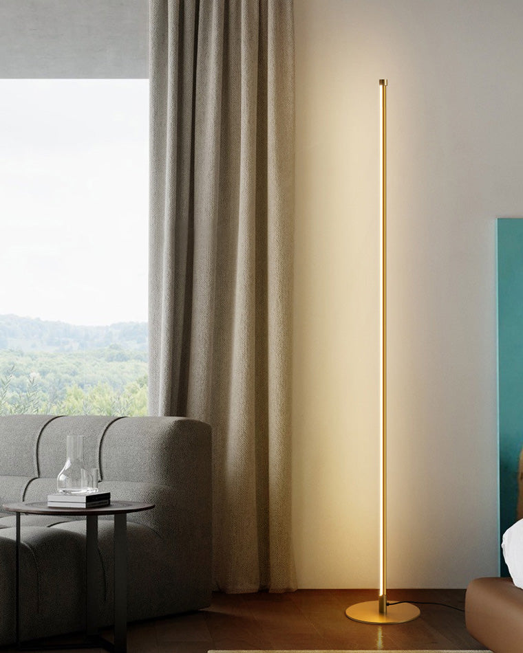 WOMO LED Corner Floor Lamp with Rod Shape - WM7003