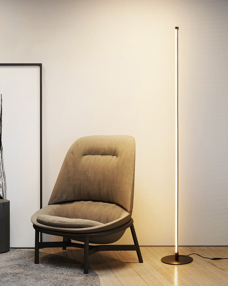 WOMO LED Corner Floor Lamp with Rod Shape - WM7003