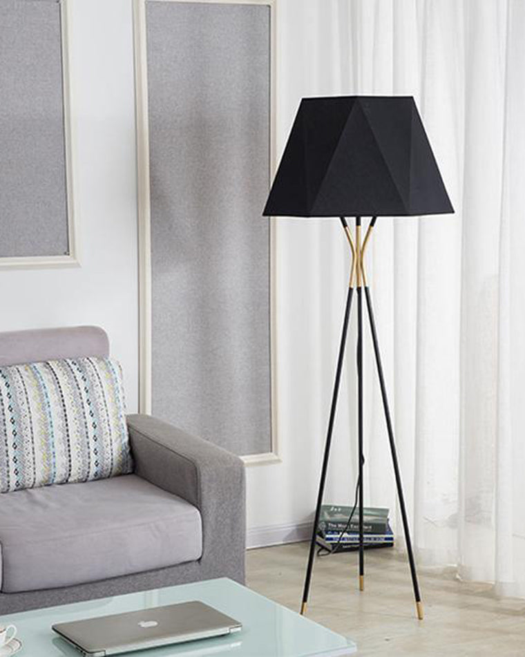 WOMO Faceted Tripod Floor Lamp - WM7004