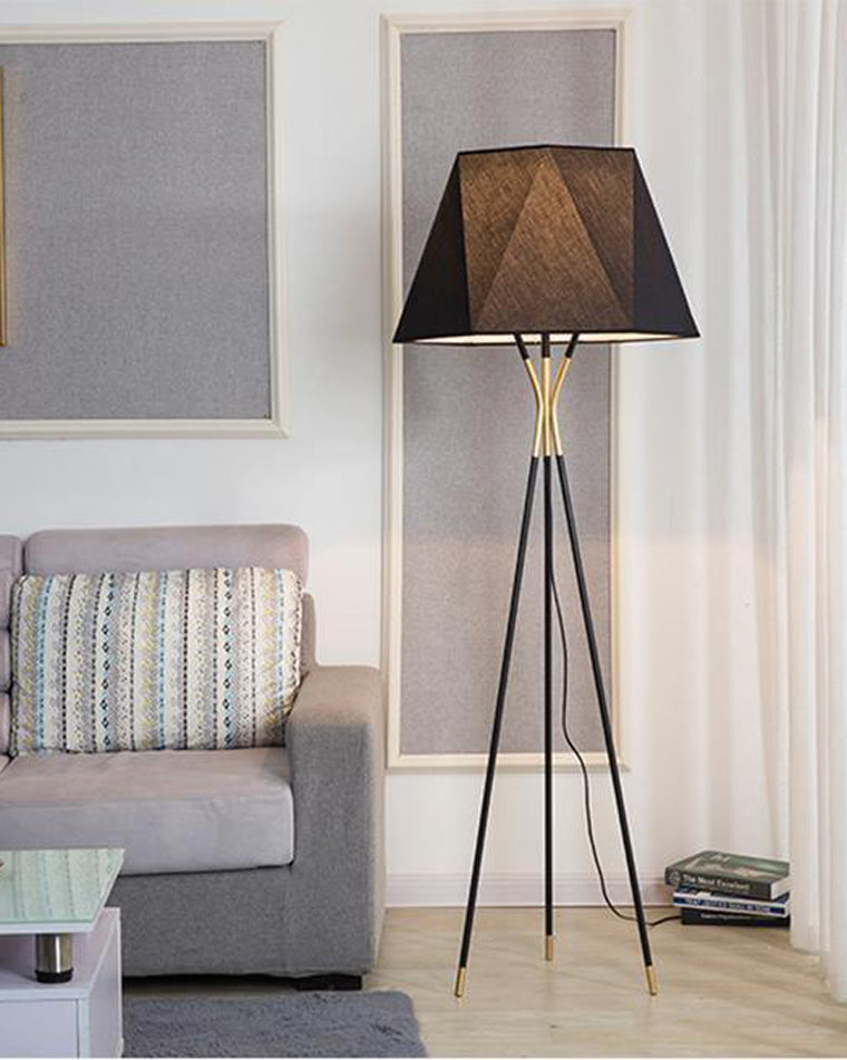 WOMO Faceted Tripod Floor Lamp - WM7004