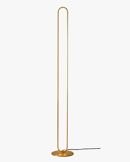 WOMO  Oval Skinny Corner Floor Lamp-WM7009