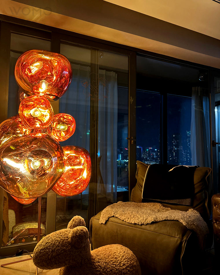 WOMO Multi-Light Melt Lava Floor Lamp - WM7010
