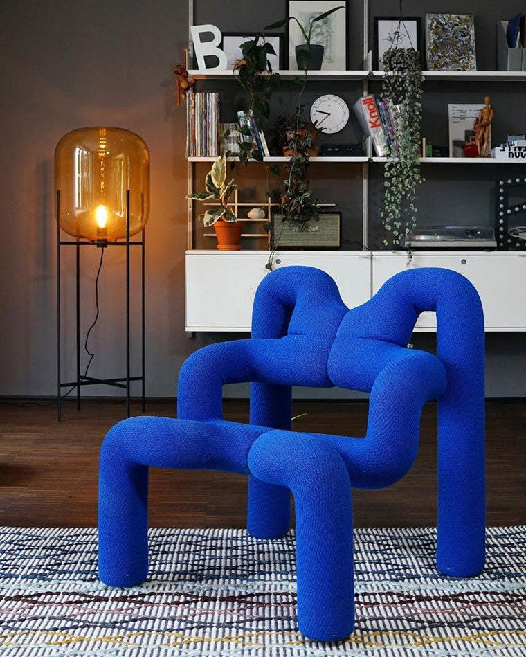 WOMO Floor Lamp with Smoked Glass Lantern-WM7015