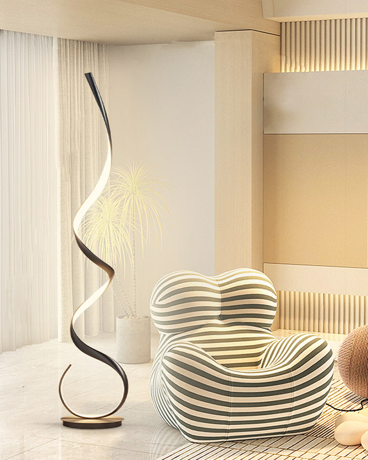 WOMO Spiral LED Floor Lamp - WM7017